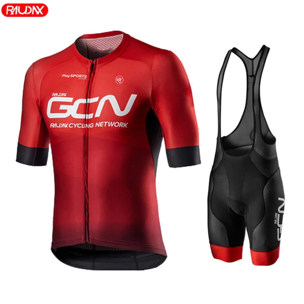Maglia Estiva a Maniche Corte Raudax Gcn 2026, Traspirante, Uniforme per Bici da Strada, Maglietta MTB, Set Abbigliamento Ciclismo Uomo, Ropa Ciclismo