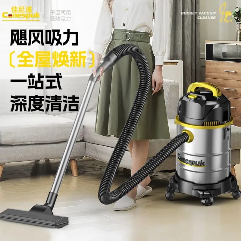 Aspirapolvere umido e secco a duplice uso domestico commerciale ad alta potenza decorazione autolavaggio negozio aspirapolvere industriale potente