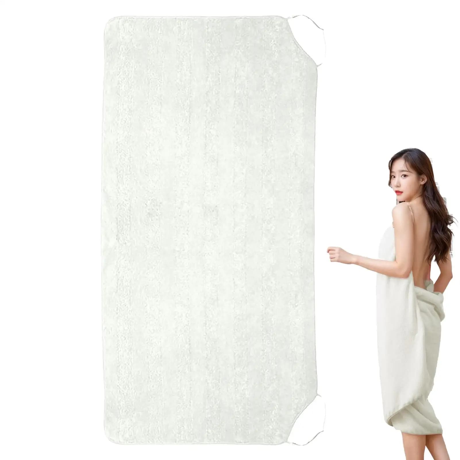 Towel Wrap For Women Bath Glow Wraps For Women After Shower Adjustable Spa Robe Quick-Drying Soft Wearable Top Dress Bathrobe