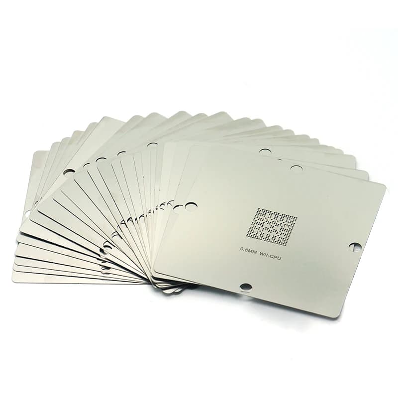 23pcs 90mm*90mm BGA Reballing Game Console Stencils for XBOX360 4pcs WII PS3 15pcs for PS3 Xbox 360 Wii Rework Solder Station