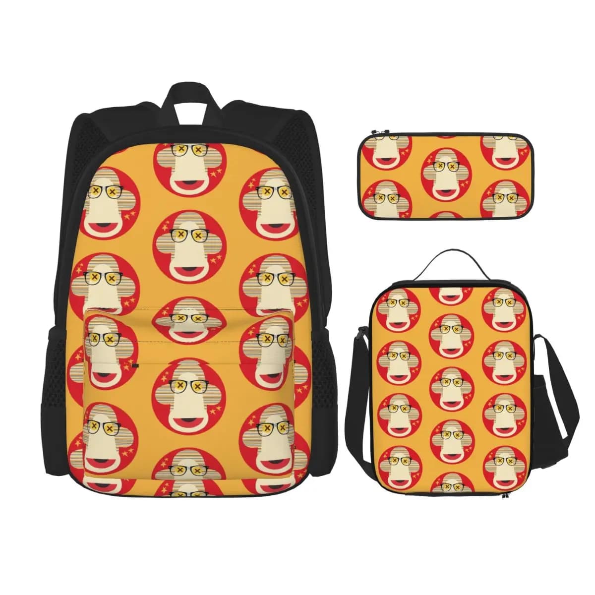 Tulio Trivino 31 Minutos 3pecs/set Backpack for Chilean Comedy College Daypack Lunch bag Pencil Case