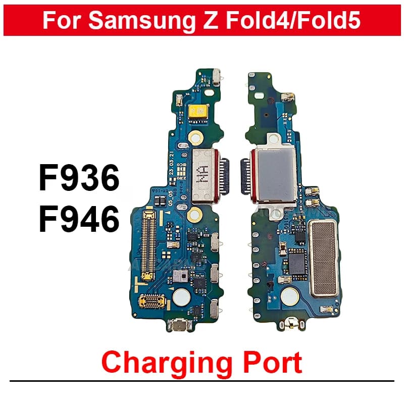 Dock di ricarica Porta caricabatterie con microfono Flex Parte di riparazione per Samsung Galaxy Z Fold 4 5 Z Fold5 Fold4 SM-F936U/B F946 F946U