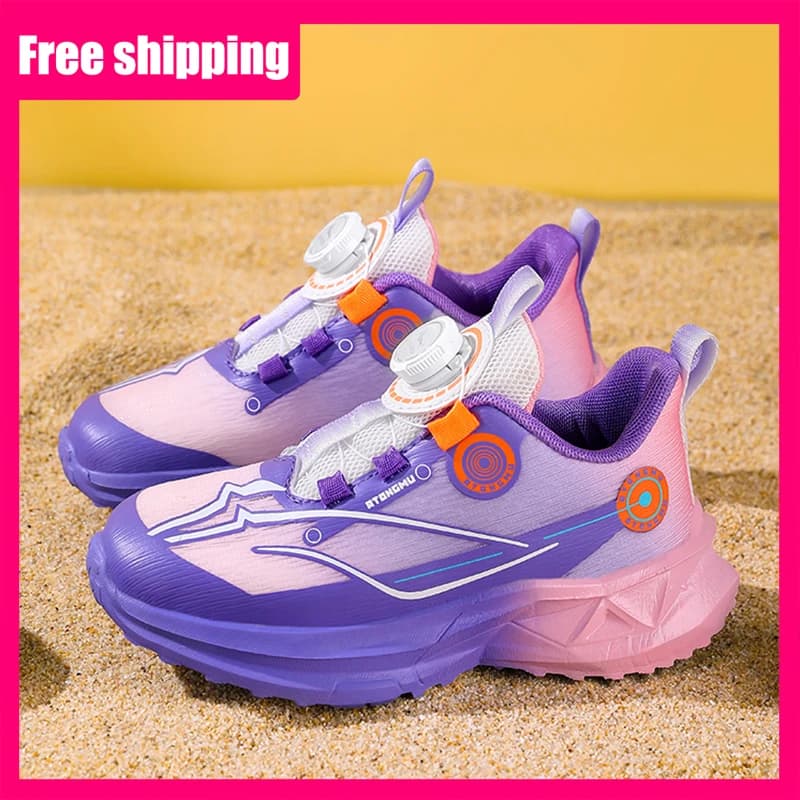 Scarpe da ginnastica per bambini Nuove 2026 con protezione caviglia, stabili, antiscivolo, suola morbida, in mesh traspirante, alla moda, comode, versatili, casual, da corsa