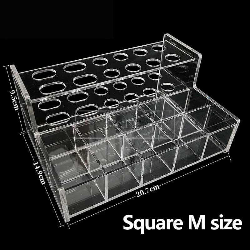 Dental Acrylic Case Box Multifunctional Positioning Box Composite Adhesive Applicator Oral Material Dispenser Box