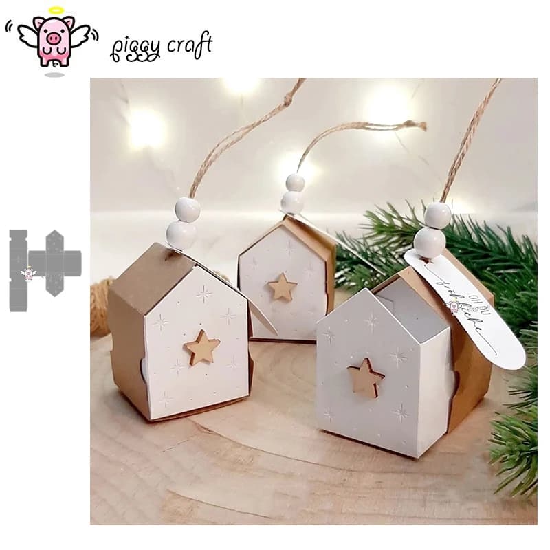 Piggy Craft Metal Fustelle Cutting Mold 2025 New Box Decoration Scrapbook Craft Paper Knife Blade Punching Machine Stencil Dies