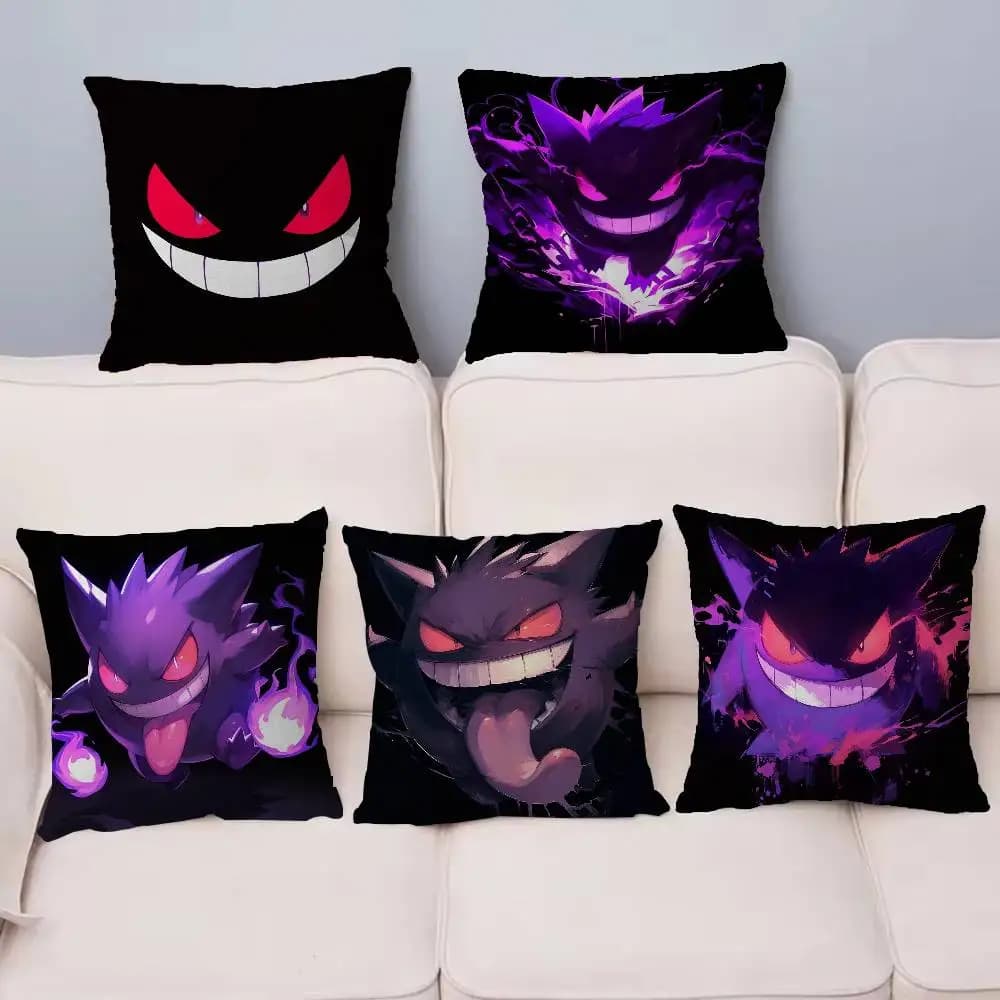 Game G-gengarS Anime Personalized picture text home decorative pillows Household Gifts 45x45cm