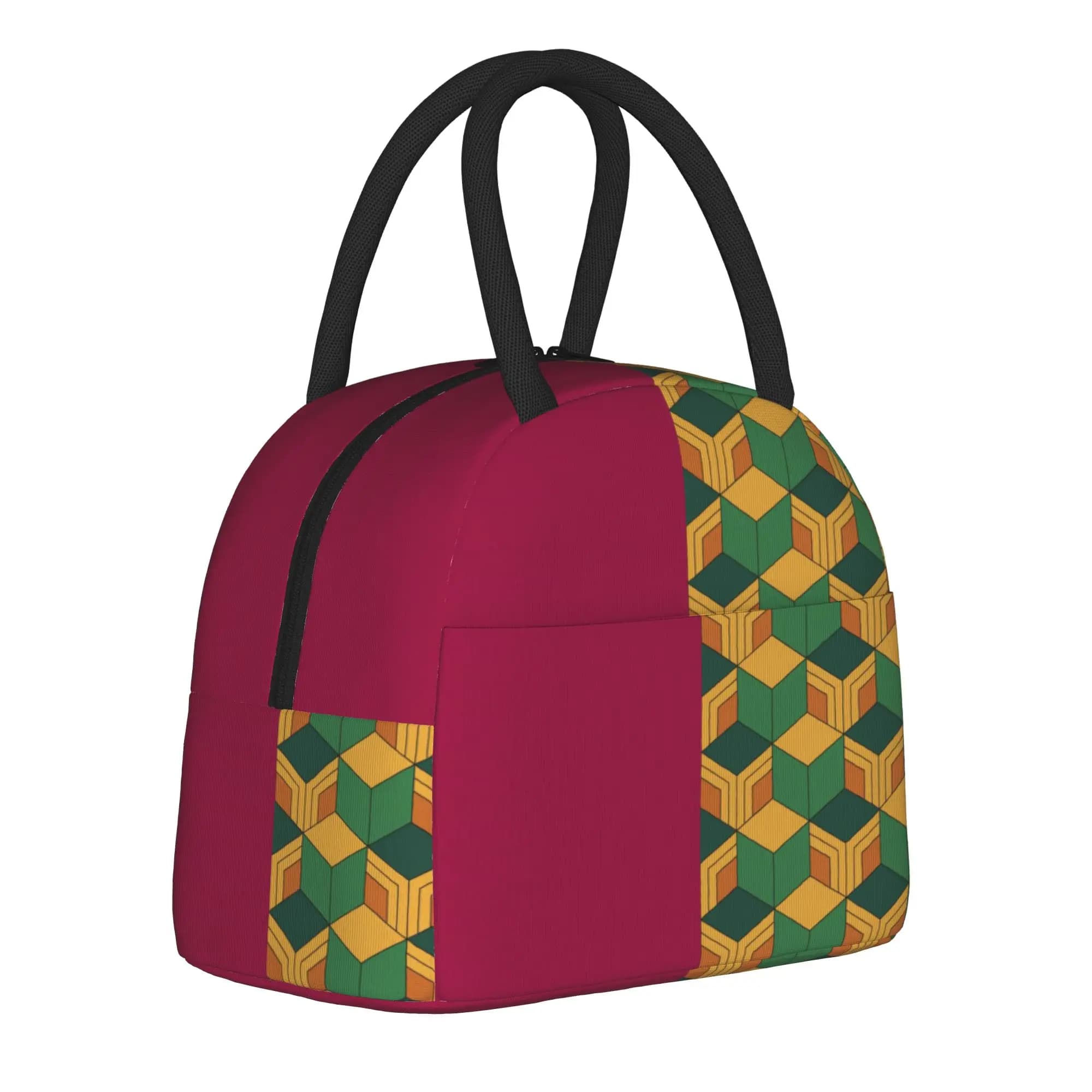 Demons Anime Insulated Lunch Bag Leakproof Lunch Container Cooler Bag Tote Lunch Box School Outdoor Food Storage Bags