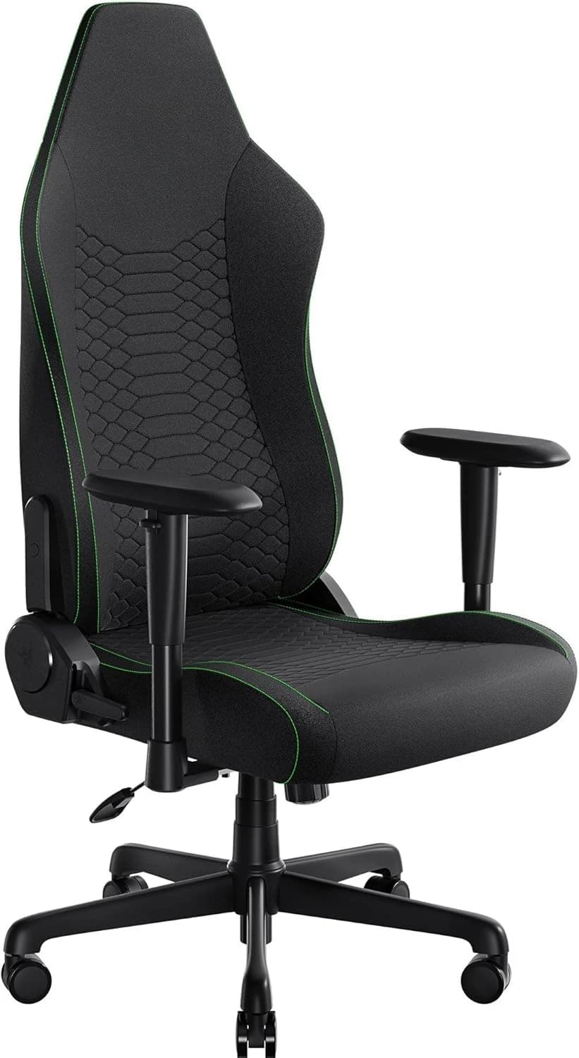 Sedia da Gaming Ergonomica, Supporto Lombare Integrato - Base del Sedile Allargata, Cuscini in Schiuma ad Alta Densità - Reclinazione Regolabile a 152 Gradi