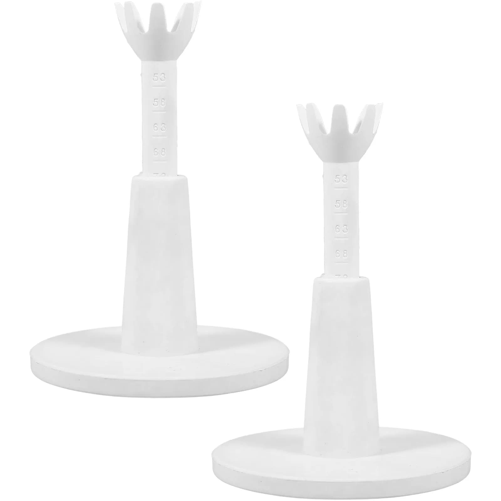 2 Pezzi Tee da Golf Regolabili con Design a Corona Premium, Base Robusta, Facili da Trasportare, Leggeri, Strumento di Allenamento per Pratica di Golf Indoor e Outdoor