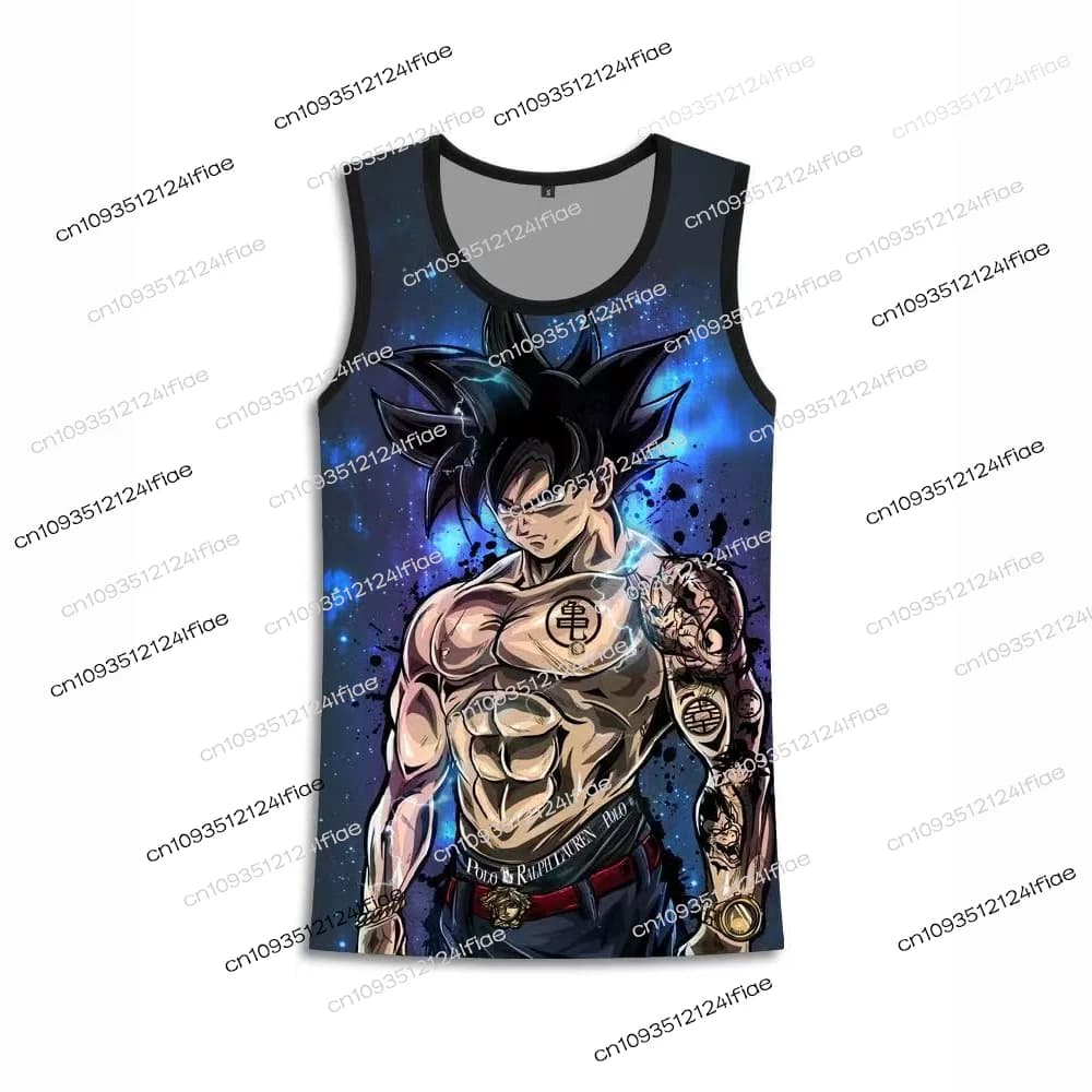 Nuova Maglia Sportiva da Basket da Uomo Edizione Speciale Dragon Ball Z 2026, Girocollo, Asciugatura Rapida, Traspirante, a Maniche Corte