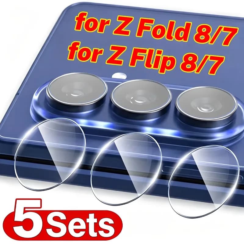 New Camera Lens Glass for Samsung Galaxy Z Fold 8 Ultra Fold8 Flip 8 7 HD Clear Camera Protector Tempered Glass Lens Films