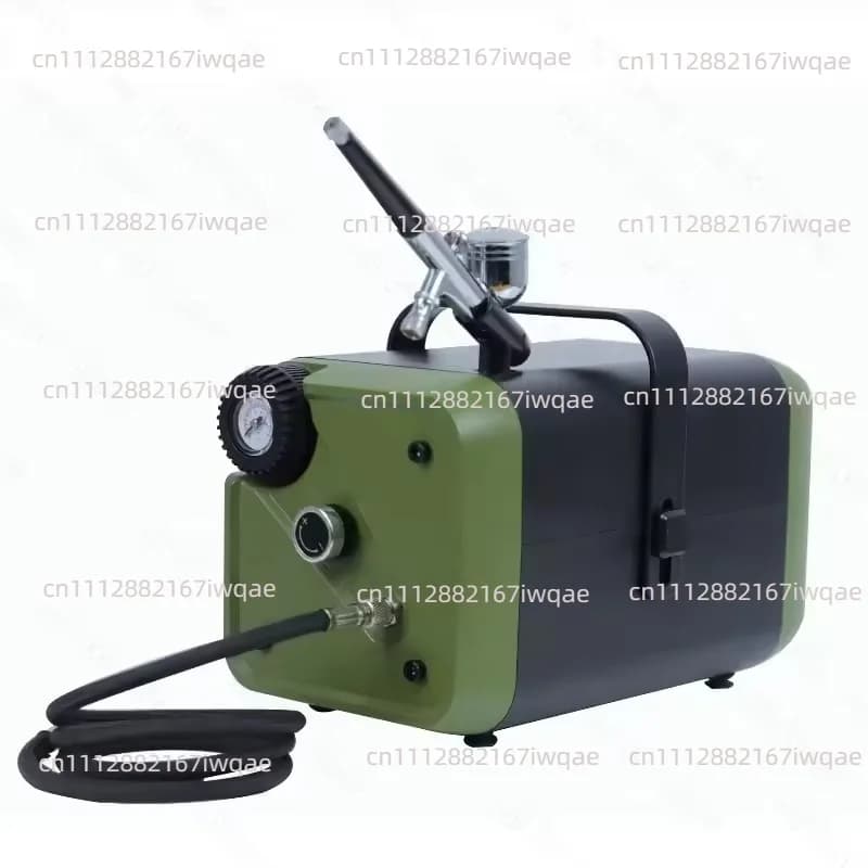 Oil-free Silent Air Pump & Airbrush Kit for Artist Painting, Model Coloring and Craft Art