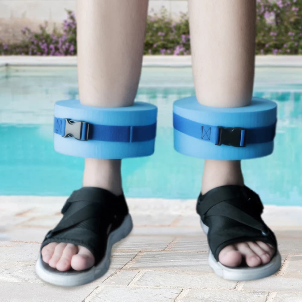 Anelli Galleggianti in EVA per Nuoto e Acquagym con Fibbia a Sgancio Rapido, Anello Galleggiante per Allenamento Fitness in Acqua