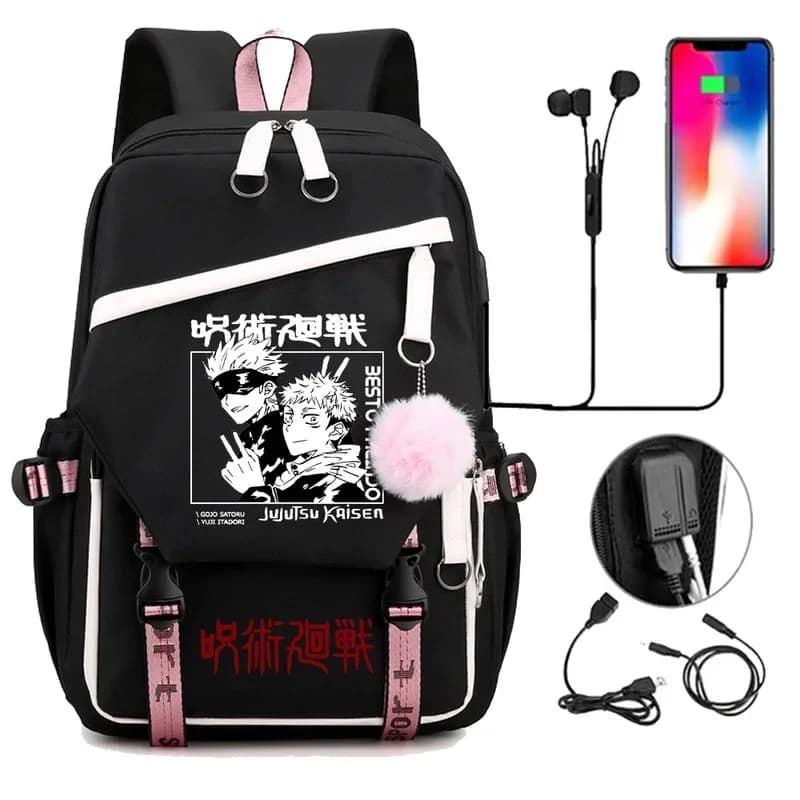 2026 Anime Ryomen Sukuna Eyes Cosplay School Backpack for Teenager Boys Girls Jujutsu Kaisen Anime School Bag Bagpack Trav YT95R