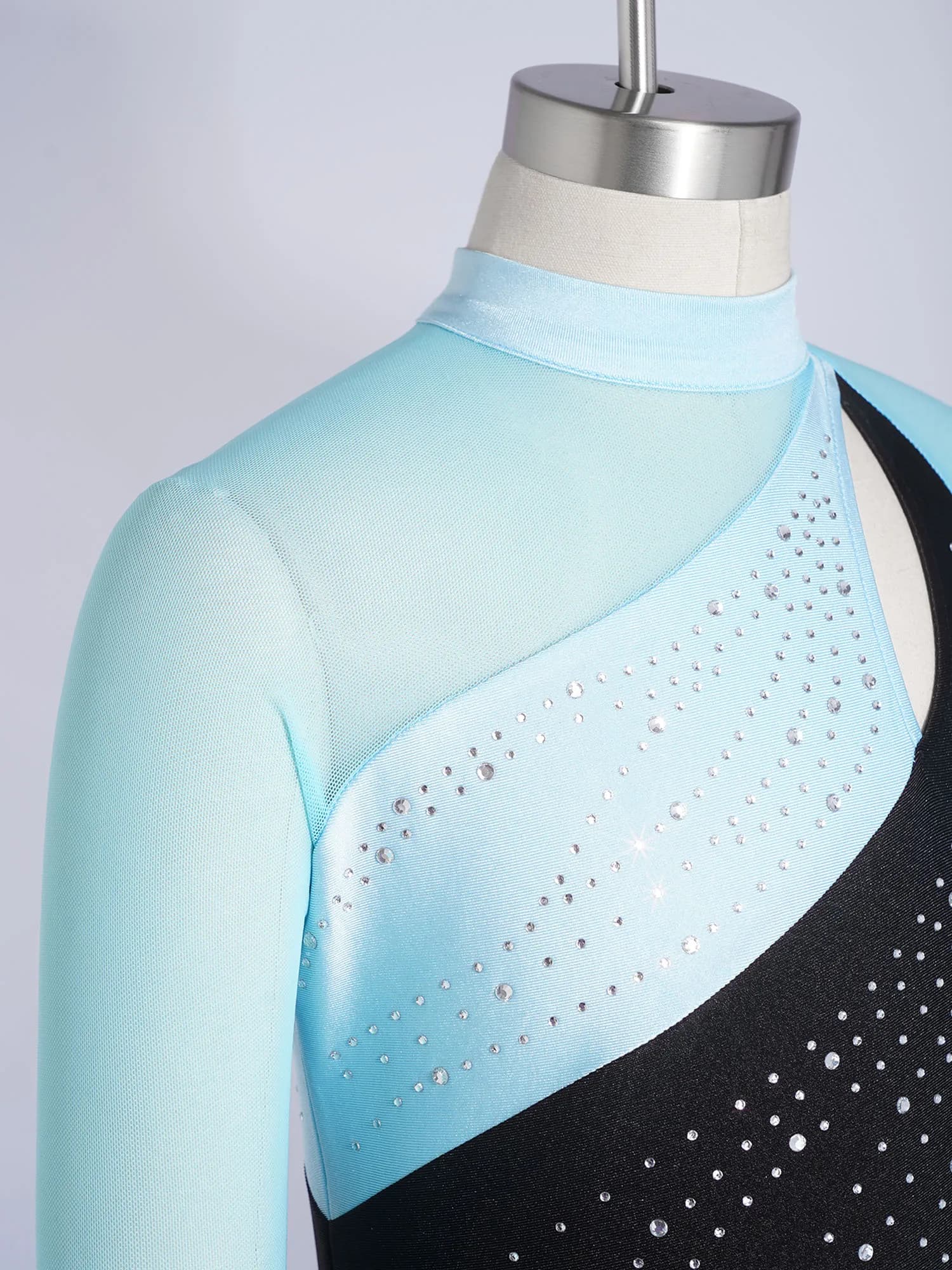 Costume da Ginnastica Artistica per Ragazze, Abito per Pattinaggio Artistico, Danza Lirica, Spettacoli di Danza Contemporanea e Classica