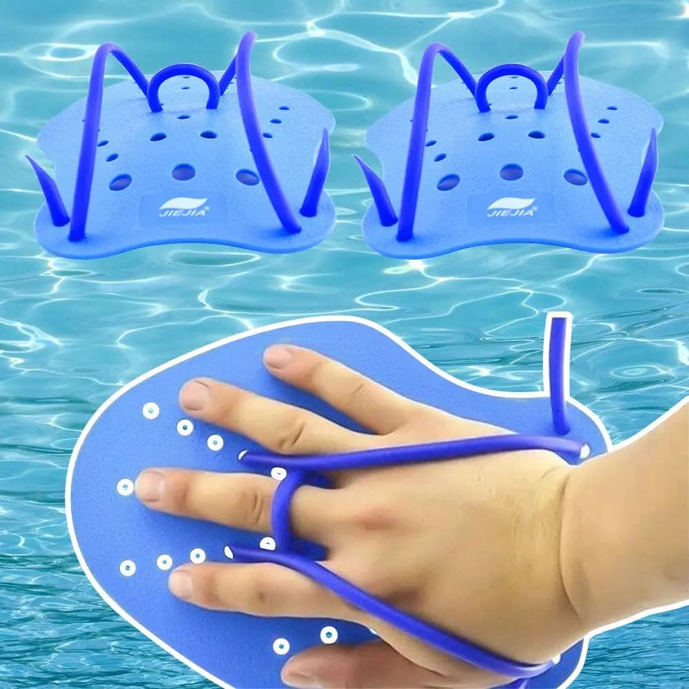 Practical Freestyle Snorkeling Fin Flipper Swimming Paddles Hand Webbed Gloves Training Diving Gloves Swimming Hand Paddles