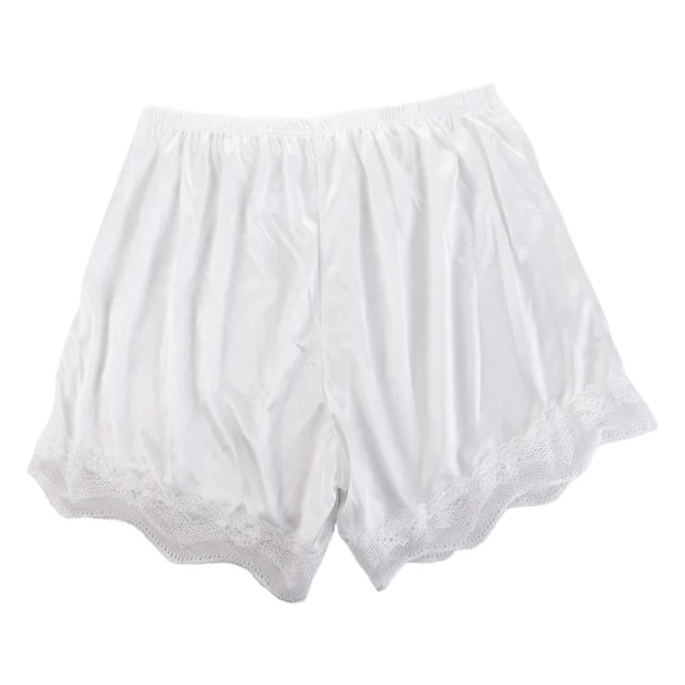 Summer Cool Lady Women Satin Safety Pants Polyester Pajamas Shorts Safety Shorts Leggings