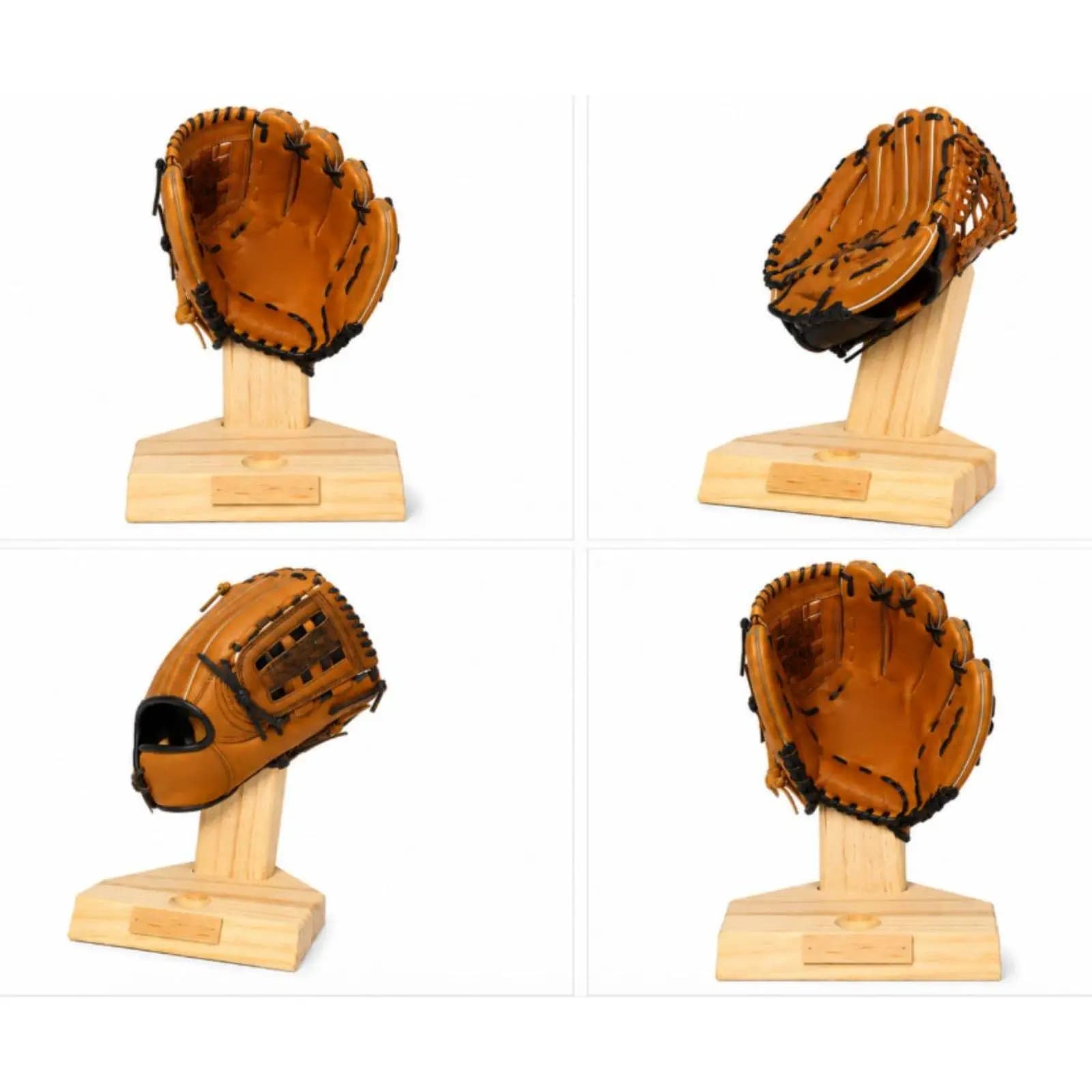 Baseball Glove Stand Living Room Baseball Club Space Saving Desk Garage Classroom Sports Gym School Glove Display Rack Organizer