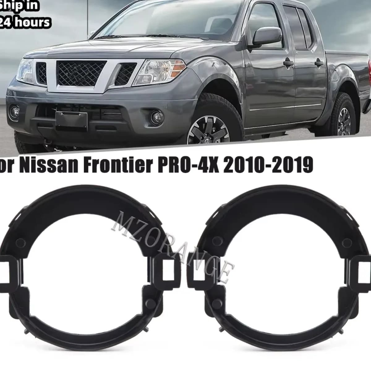Paraurti anteriore Fendinebbia lunetta telaio per Nissan Frontier 2010 - 2019 Fendinebbia Staffa telaio di copertura Protezione auto Accessori