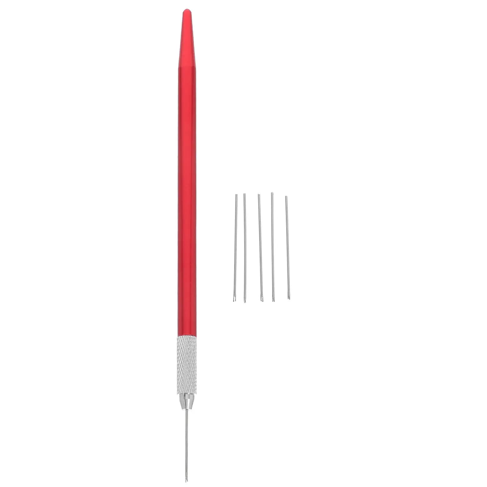 Set di Strumenti per la Ricrescita dei Capelli, Kit di Ricrescita con Aghi da Maglia da 0,8 mm, Forniture per la Riparazione dei Capelli, Accessori Fai-da-Te per la Restauro dei Capelli