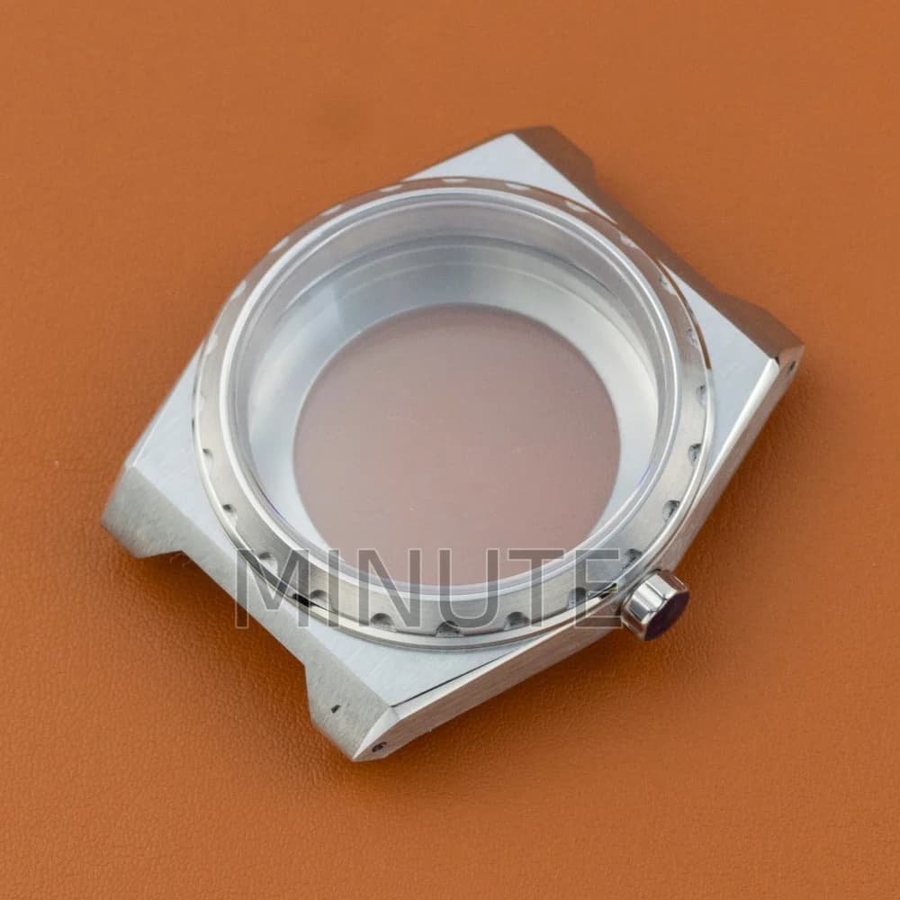 Men 37mm NH35 Watch Case Solid Stainless Steel Waterproof Glass Back For VC222 NH35/NH36/4R Movement Men Rose/Gold/Silver Case