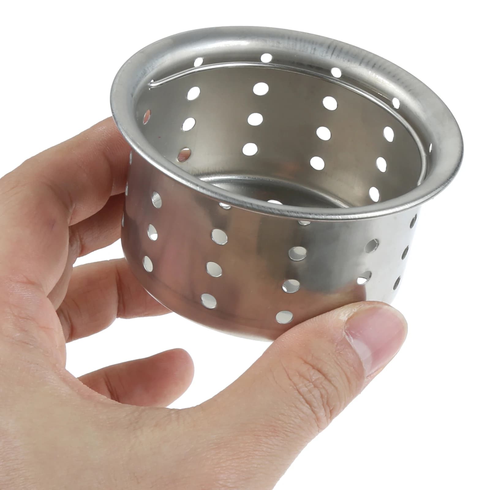1 pz in acciaio inox lavello da cucina filtro fogna bagno doccia capelli cibo rifiuti filtro cestello accessori per la pulizia