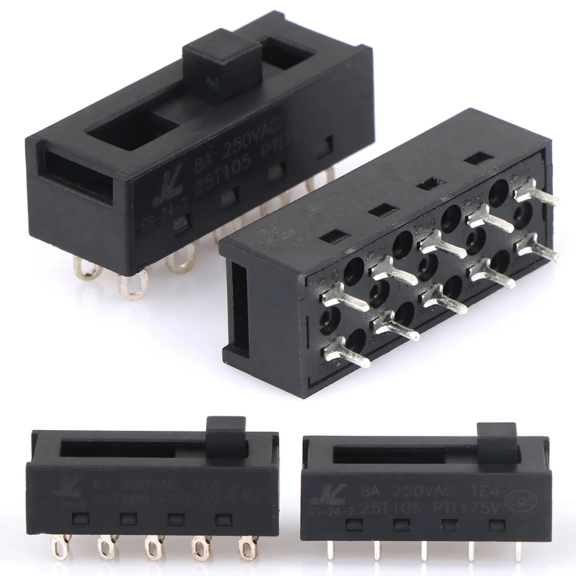 8A 250VAC 4 Positions 10 Pin SS-24-2 Cylinder Air Hot And Cold Lever Breaker For Hairdresser Connector Accessories