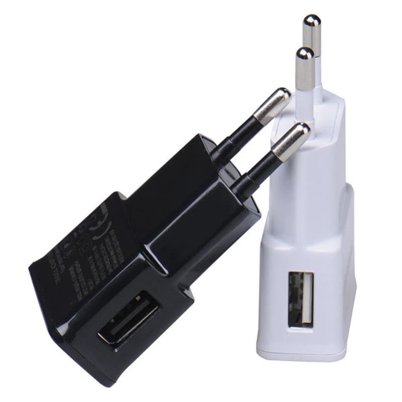 Caricatore USB da parete 1 USB EU US Plug per Samsung Iphone caricabatteria per telefono cellulare adattatore di alimentazione Micro caricatore da viaggio per Ipad universale