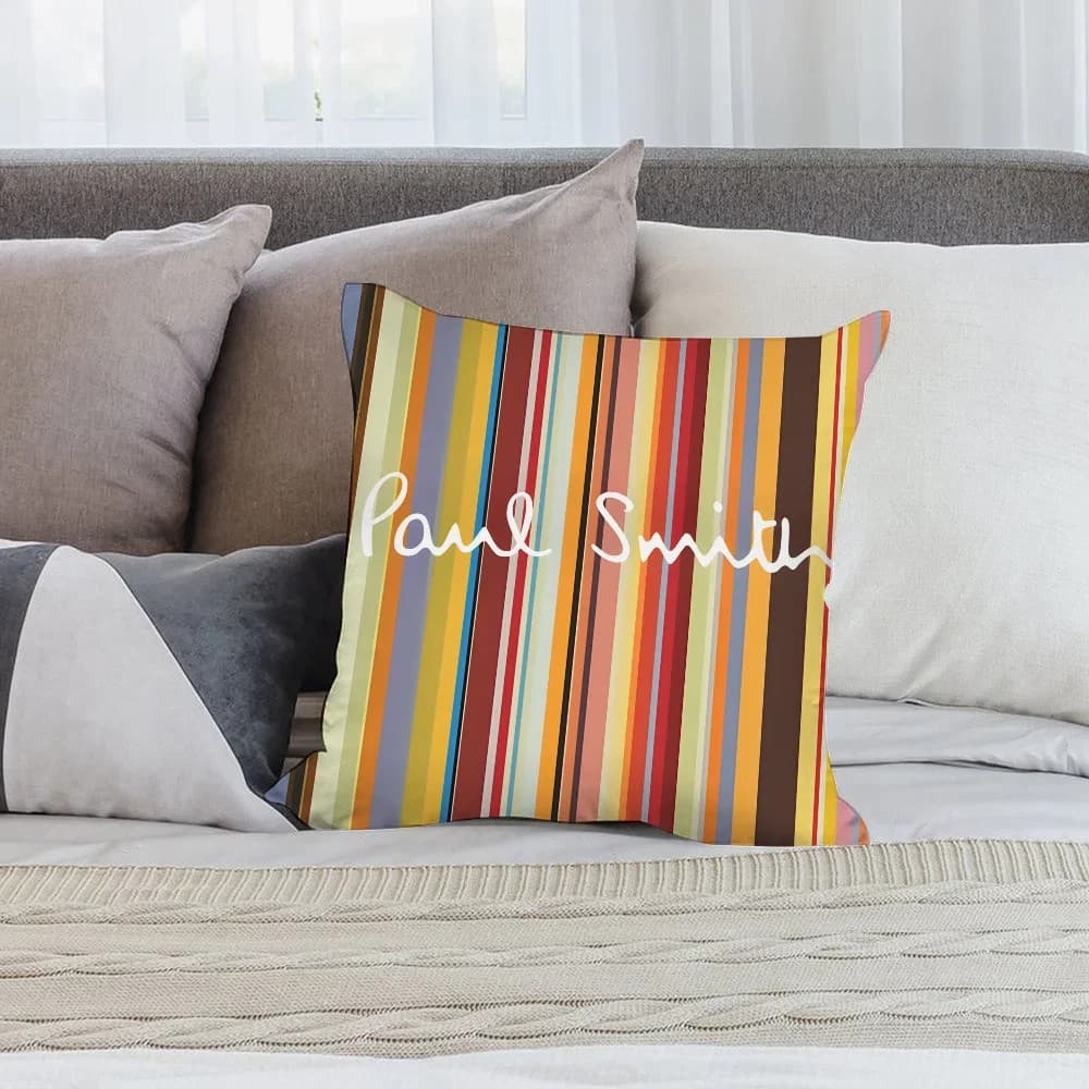 S-Smith fashion P-Paul Pillow Case Plush Fabric Soft Double Sided Print Sofa Cushion Cover Throw Pillow Covers