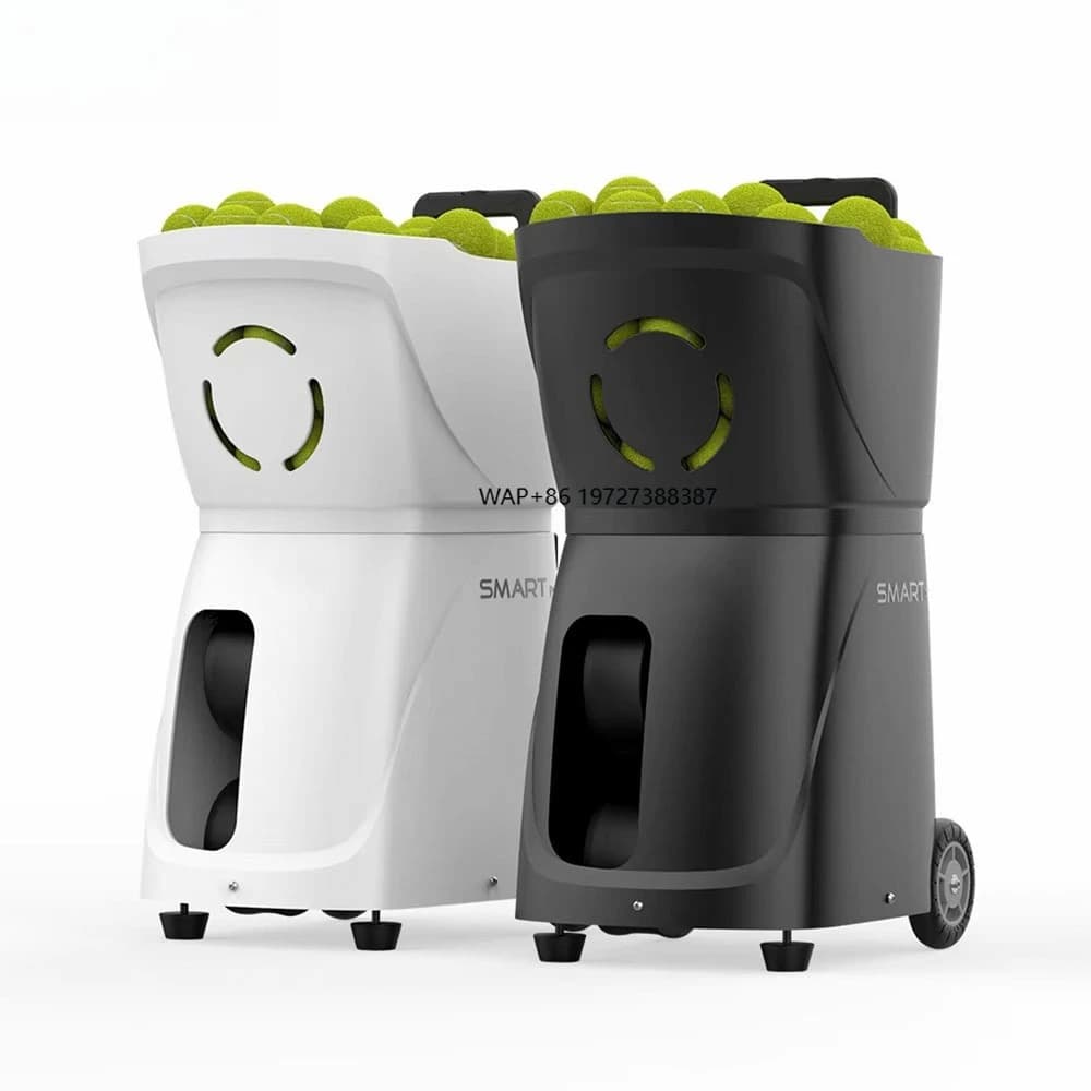 PT-Smart Lite Allenatore di palline da tennis portatile leggero e durevole con 150 palline per uso interno/esterno
