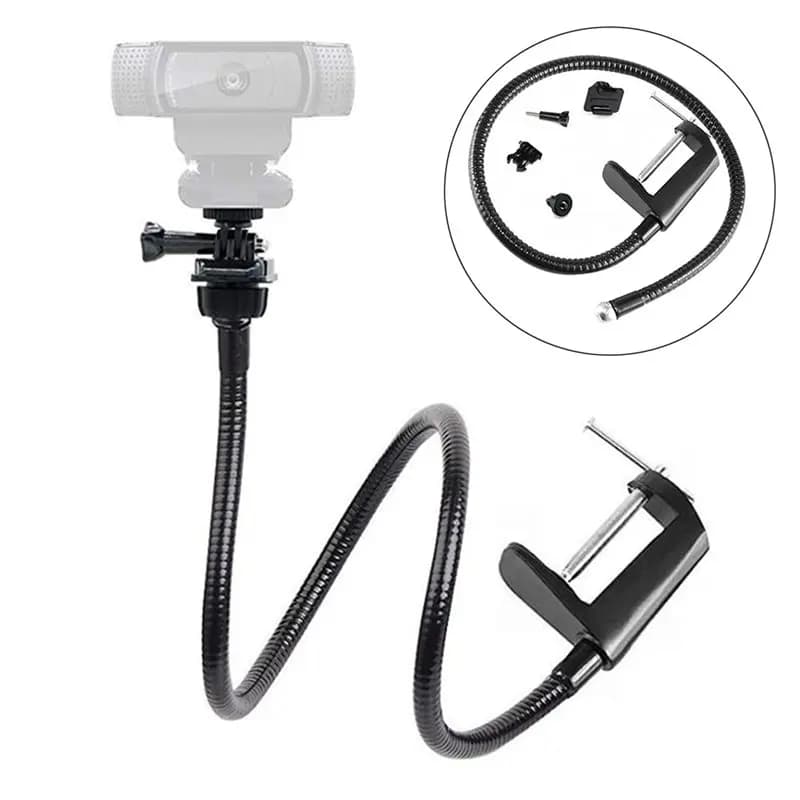 Supporto da scrivania flessibile B44C per fotocamera Logitech C930e, C930, C920, C922x, C922, Brio 4K, ecc.