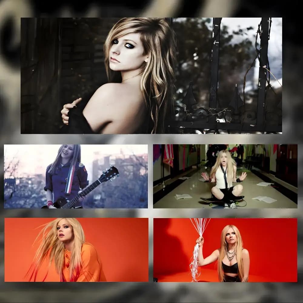 Fantastico e bellissimo tappetino per mouse della cantante A-Avril Lavigne, tappetino per mouse da gioco di grandi dimensioni con bordi cuciti per PC