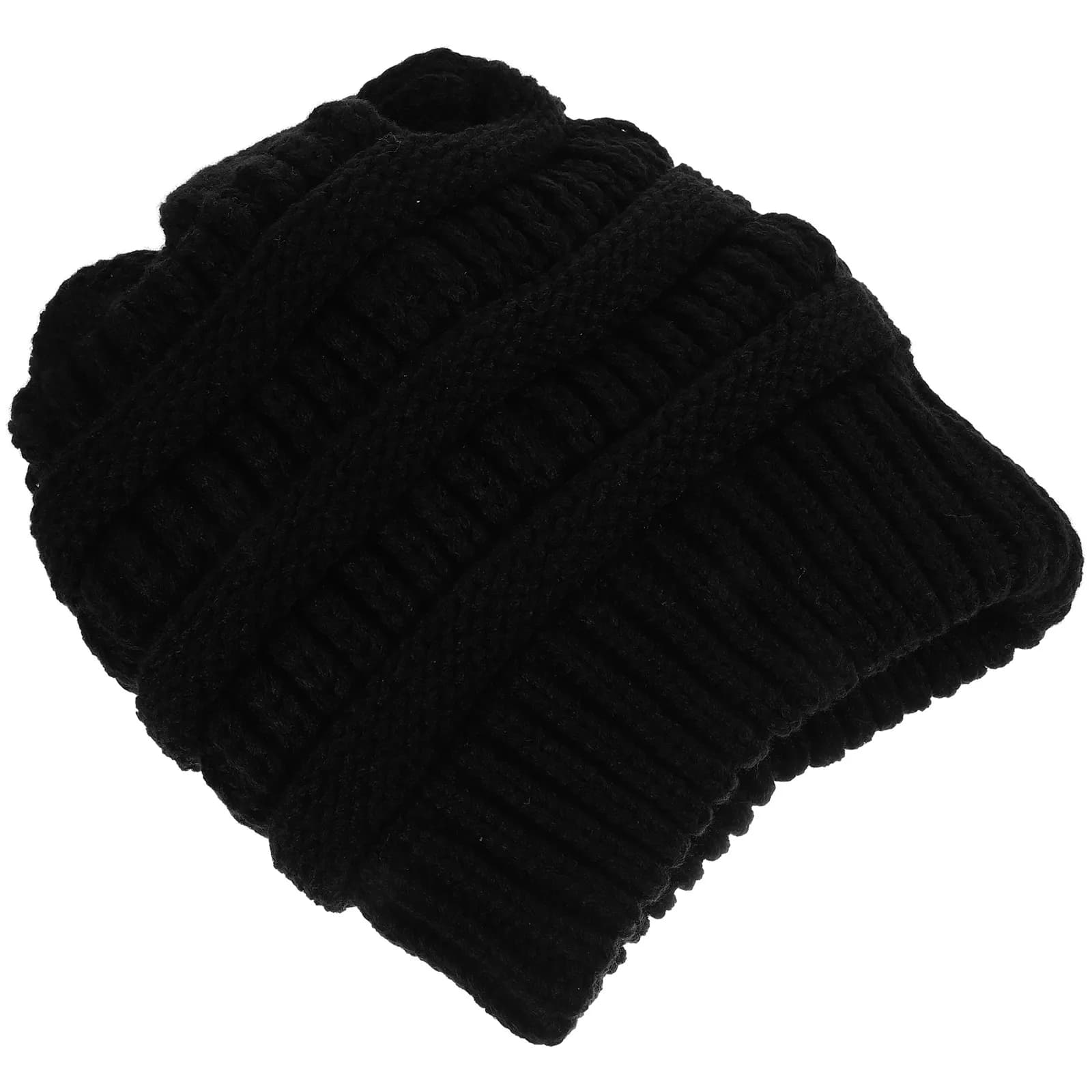 Berretto Invernale per Donne, Cappello Caldo Lavorato a Maglia per Sci, Morbido Mix di Lana e Acrilico, Copricapo per Climi Freddi, Attrezzatura da Snowboard Femminile