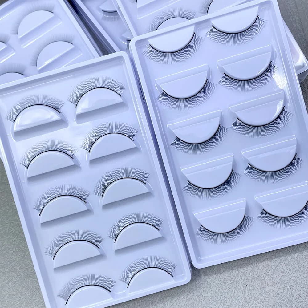 New 1/3/5/10/15/20Boxes Training Lashes Beginner False Eyelashes Practice Lashes Strip Individual Lashes Eyelash Extension Tools