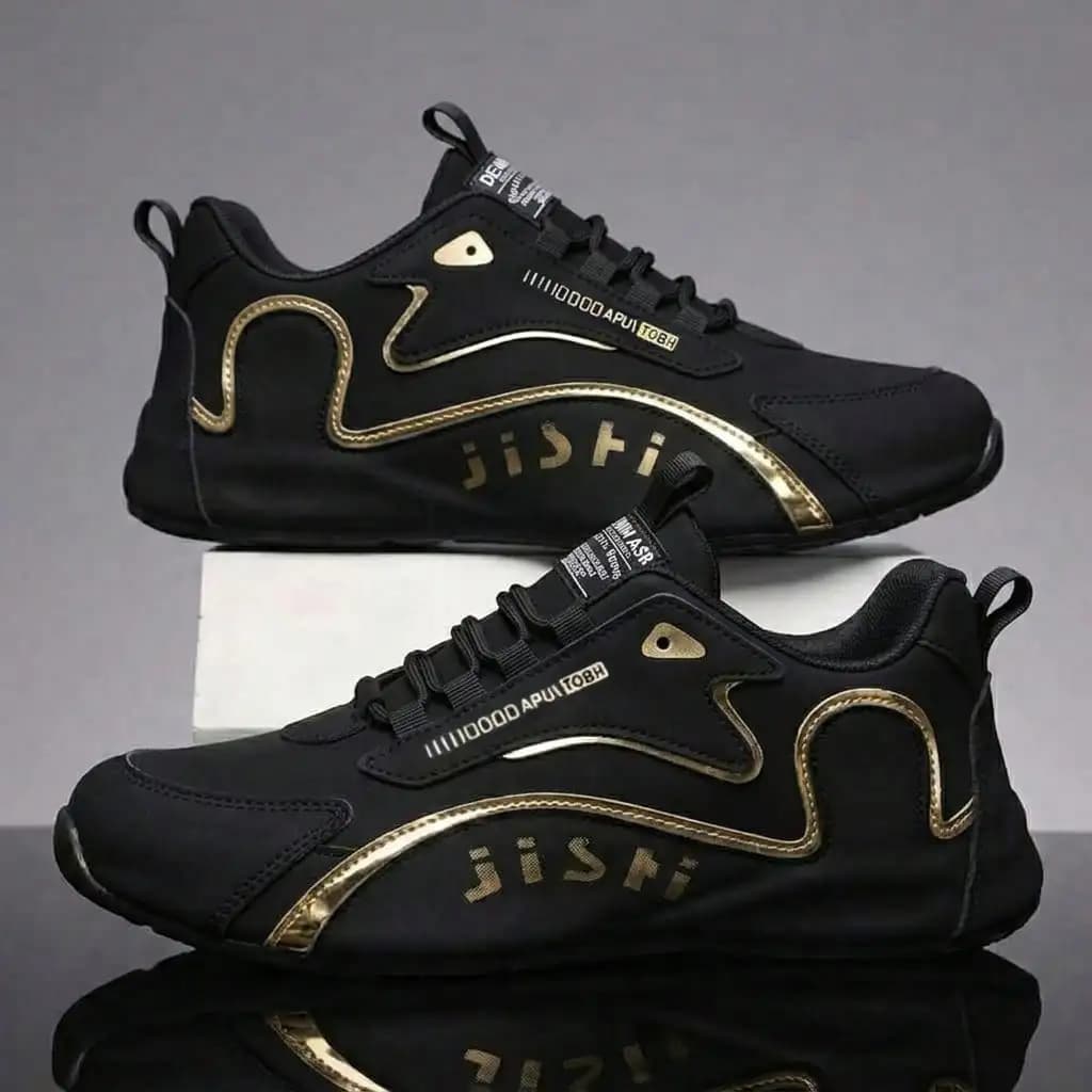Men's Casual Sports Shoes, Lace-Up Lightweight Athletic Shoes, Comfortable Non-Slip Running Training Shoes, Suitable For Daily Wear And Outdoor Activities