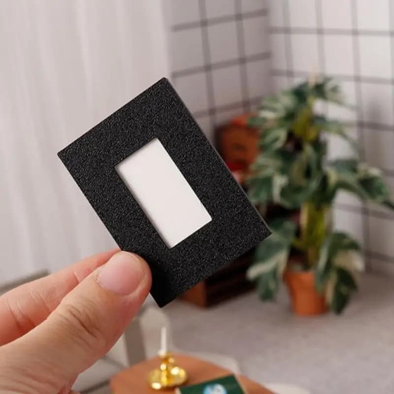 3 Pieces Photo Frame for Doll House, Ladder 1:12, Role Game Ornament, Children Toys
