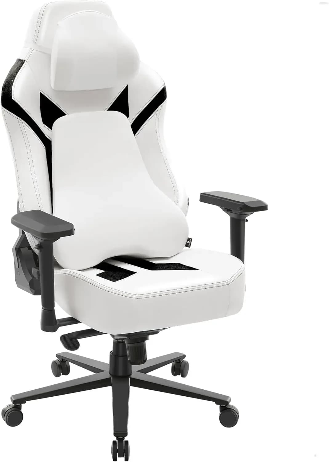 Sedia da Gaming Ergonomica, Sedie da Ufficio per Computer, Braccioli 4D, Sedia da Ufficio con Schienale Alto, Poggiatesta e Cuscino Lombare, Funzione Basculante Reclinabile