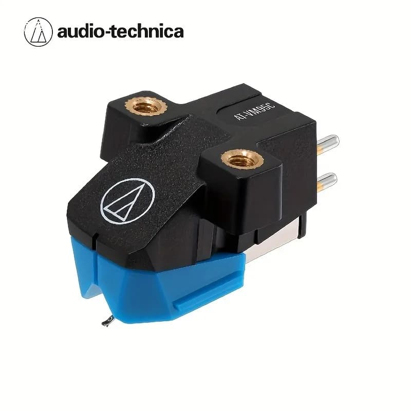 Audio-Technica AT-VM95C Cartuccia per Giradischi a Doppio Magnete Mobile Blu