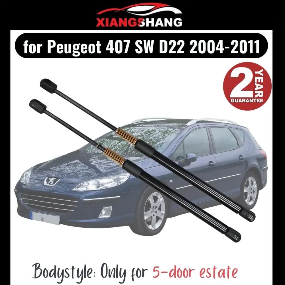 2 Pezzi Ammortizzatori a Gas per Portellone Posteriore con Apertura Automatica per Peugeot 407 SW (D22) 2004-2011