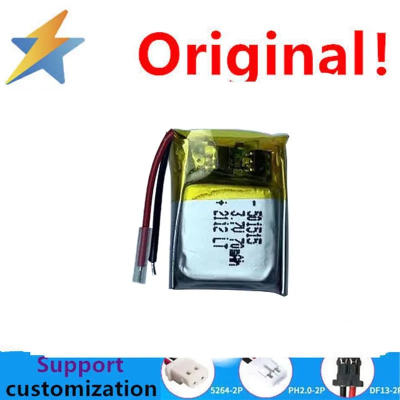 501515 70mAh lithium polymer battery removal black points, wrinkle removal, electric toothbrush, smart bracelet, 3.7 V battery cell