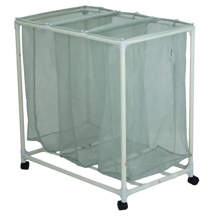 Rolling Laundry Sorter Cart with Removable Mesh Bags and Casters