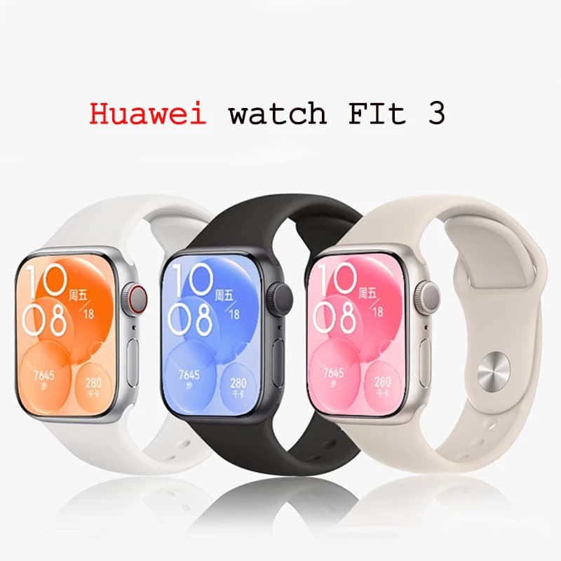 Cinturino ad anello in silicone per Huawei Watch Fit 4 Accessori Smartwatch Bracciale sportivo di ricambio per Huawei Watch fit 3 4 pro band