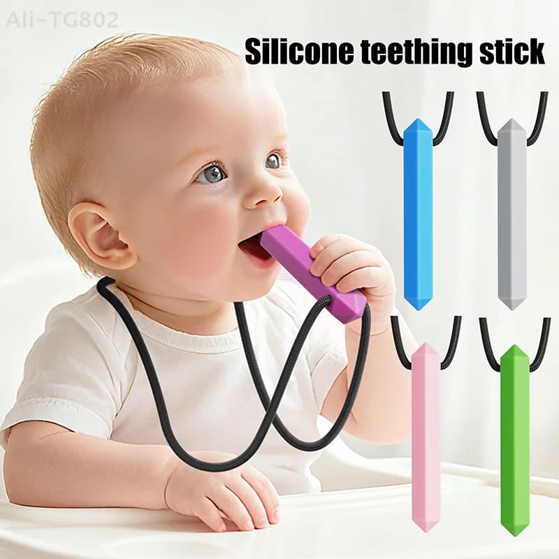 1 Pezzo Massaggiagengive in Silicone Sicuro per Neonati Senza BPA Bastoncino Molare a Forma di Cartone Animato per Bambini Anelli da Dentizione Grado Alimentare per Neonati
