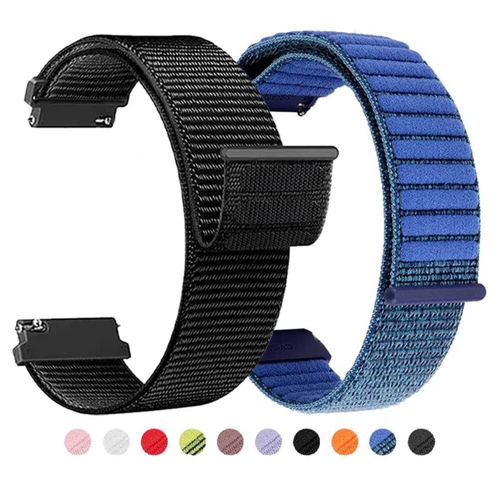 Cinturino in nylon ondulato per COROS APEX 46mm 42mm 2 Pro/PACE Pro 3 2 Bracciale traspirante 20mm 22mm per cinturino Garmin/AMAZFIT/Huawei