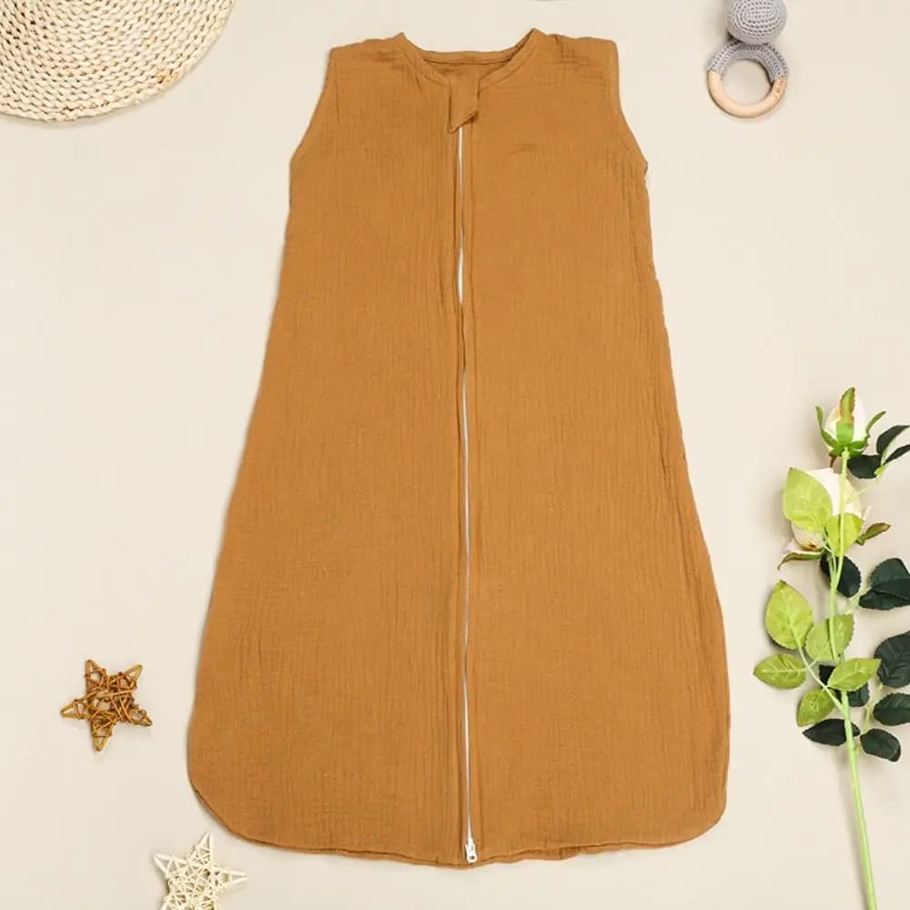 Sacco nanna per neonati 0-12 mesi con cerniera a 2 vie, in cotone, leggero e sottile, coperta avvolgente per neonati, accessori per la culla