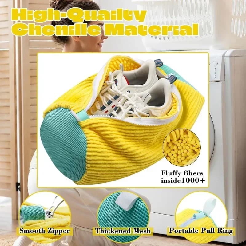 Shoe Bags A1 - Washer Bag with Hinge and Interior Padded, Perfect for sneakers and casual shoes