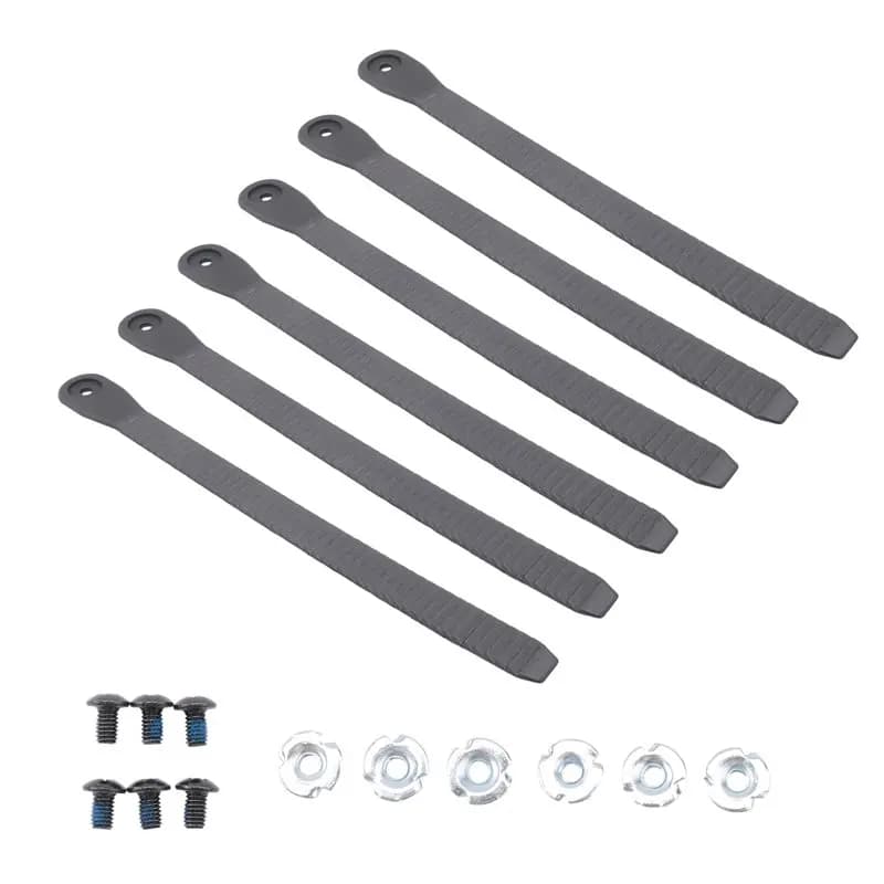 Superior-6PCS Snowboard Ankle Ladder Strap Roller Skating Shoes Strap Snowboard Ladder Strap Binding Replacement With Screws