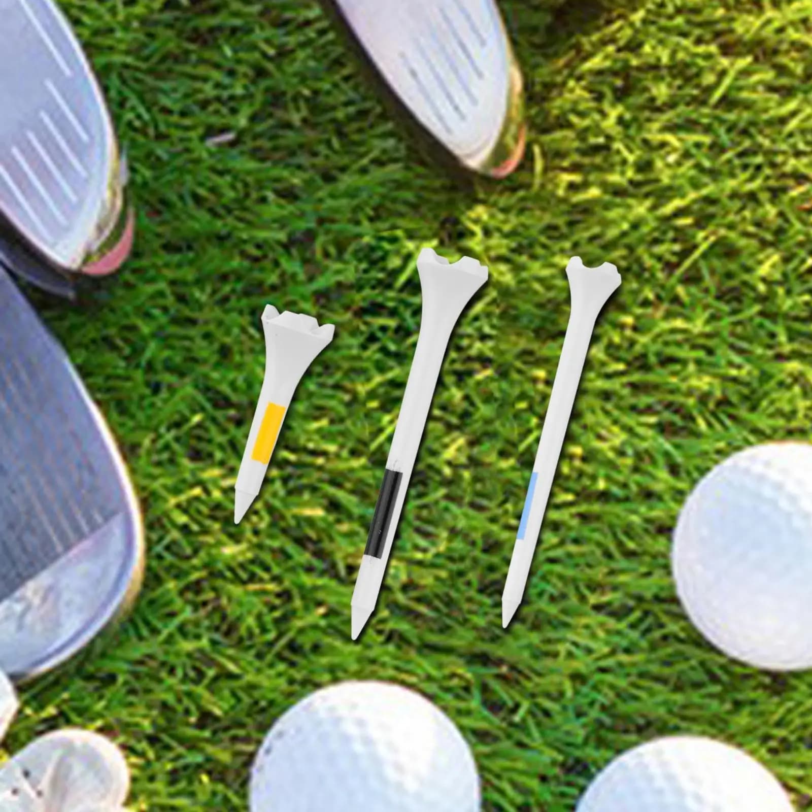 Reusable Stable Golf Tees Large Ball Placement Area Accessories for Training Exercise Outdoor Practice