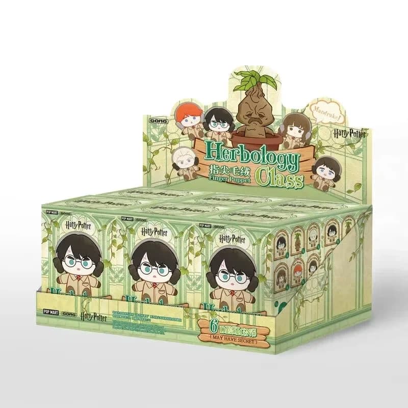 POP MART GONG Harry Potter Herbology Class Series Finger Plush Blind Box Guess Bag Original Toys Doll Cute Anime Figure