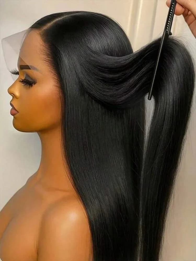 30 Inch Straight Human Hair Wigs 200 Density 13x6 Front Lace Wig HD 360 Front Lace Wig 13x4 Front Lace Wig for Black Women